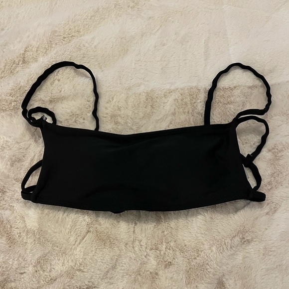 Black Swim Top - Picture 1 of 4